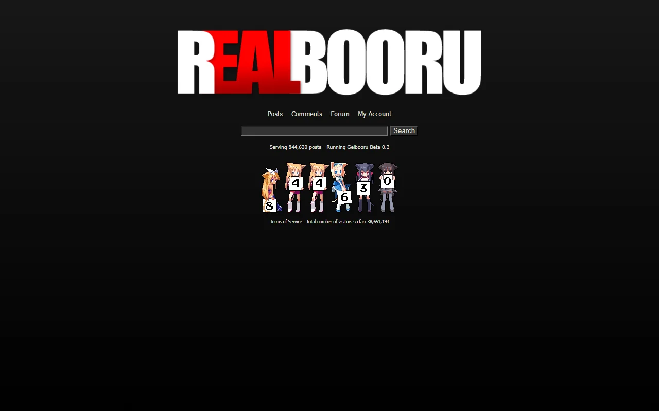 Screenshot: Realbooru Screenshot of Realbooru